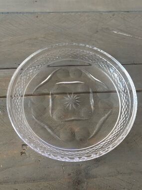 Rogaska Clear Cut-Pattern Glass Serving Bowl